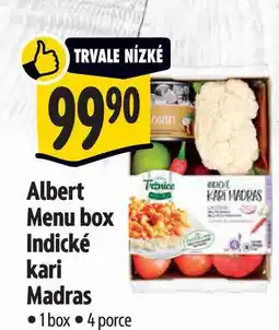 Albert Albert Menu box Indické kari Madras 1 box nabídka