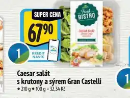 Albert Caesar salát s krutony a sýrem Gran Castelli 210 g nabídka