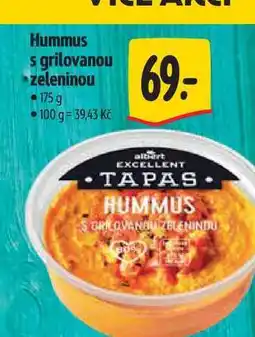 Albert Hummus s grilovanou zeleninou - 175 g nabídka
