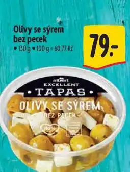 Albert Olivy se sýrem bez pecek 130 g nabídka