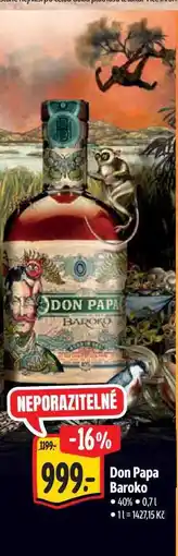 Albert Don Papa Baroko 0,7 l nabídka
