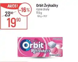 Globus Orbit Žvýkačky nabídka