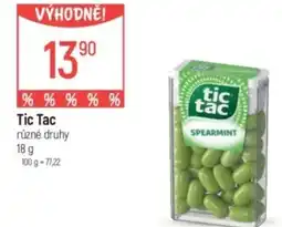 Globus Tic Tac nabídka