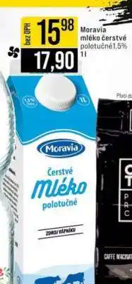 Jip Moravia mléko čerstvé polotučné 1,5% 1l nabídka