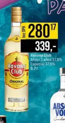 Jip Havana Club nabídka