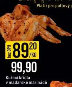 Jip Kuřecí křídla v maďarské marinádě nabídka