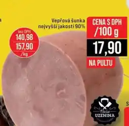 Jip Vepřová šunka nejvyšší jakosti 90% nabídka