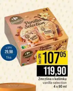 Jip Zmrzlina v kelímku vanilla selection nabídka