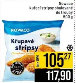 Jip Nowaco kuřecí stripsy obalované do trouby nabídka