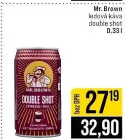 Jip Mr. Brown ledová káva double shot nabídka