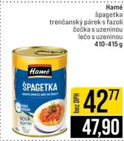 Jip Hamé Špagetka nabídka