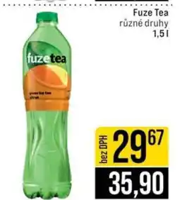 Jip Fuze Tea nabídka