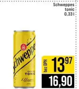 Jip Schweppes Tonic nabídka