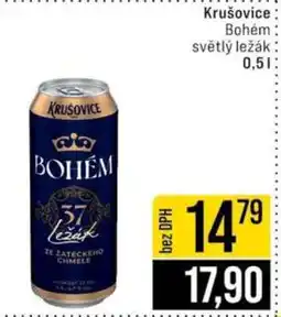 Jip Krušovice Bohém světlý ležák nabídka