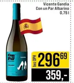 Jip Vicente Gandia Con un Par Albarino 0,75 l nabídka