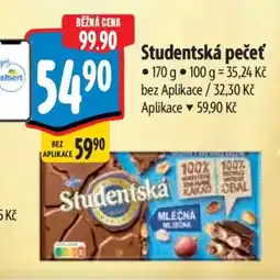 Albert Studentská pečeť nabídka