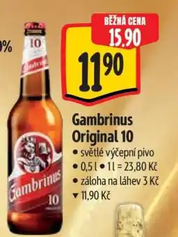Albert Gambrinus Originál 10 nabídka