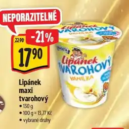 Albert Lipánek Maxi tvarohový nabídka