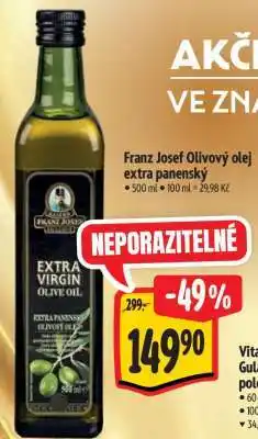 Albert Franz Josef Olivový olej extra panenský nabídka