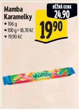 Albert MAMBA Karamelky nabídka