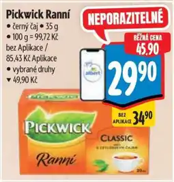 Albert Pickwick ranní nabídka