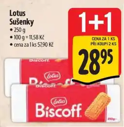 Albert Lotus sušenky nabídka