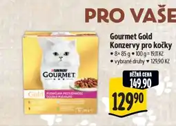 Albert Gourmet Gold Konzervy pro kočky nabídka