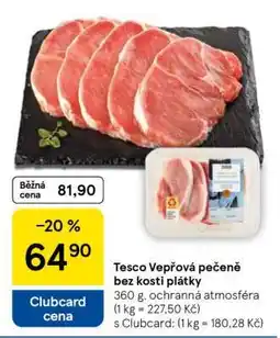 Tesco Tesco Vepřová pečeně bez kosti plátky nabídka
