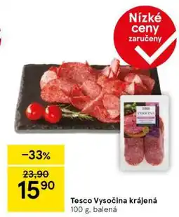 Tesco Tesco Vysočina krájená nabídka