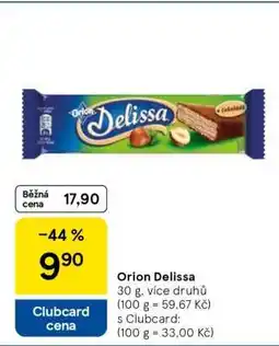 Tesco Orion Delissa nabídka