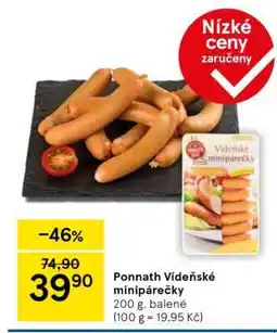 Tesco PONNATH VÍDEŇSKÉ MINIPÁREČKY nabídka