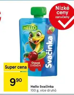 Tesco HELLO Svačinka nabídka