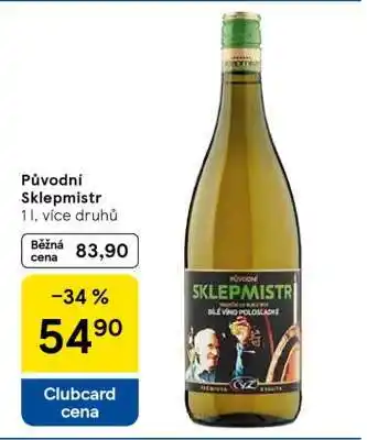 Tesco Původní Sklepmistr nabídka