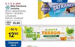 Tesco Míša Tvarohová zmrzlina nabídka