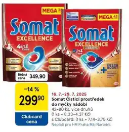 Tesco Somat Čisticí prostředek do myčky nádobí nabídka