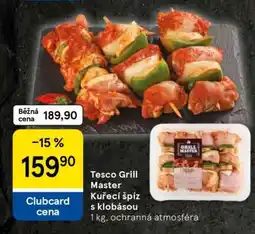 Tesco Tesco Grill Master Kuřecí špíz s klobásou nabídka