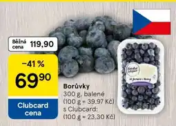 Tesco Borůvky nabídka
