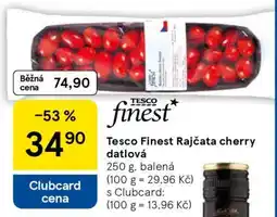 Tesco Tesco Finest Rajčata cherry datlová nabídka