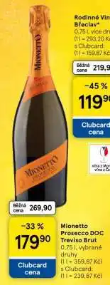 Tesco Mionetto Prosecco DOC Treviso brut nabídka