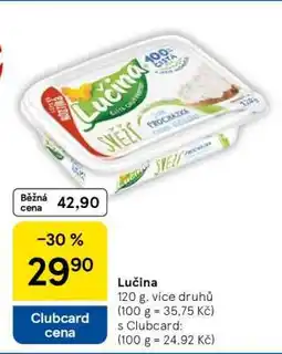Tesco Lučina nabídka