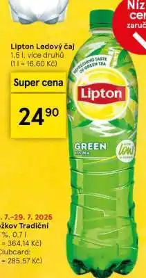 Tesco Lipton ledový čaj nabídka
