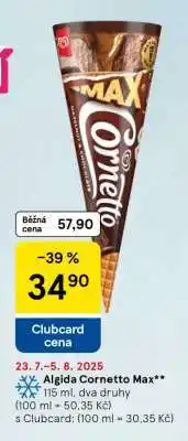 Tesco Algida Cornetto Max nabídka