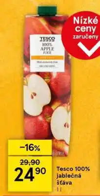 Tesco Tesco 100% jablečná šťáva nabídka