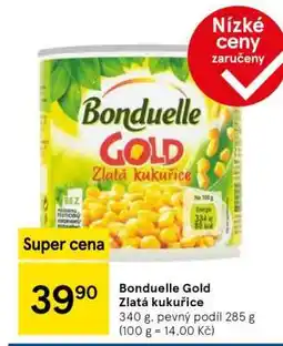 Tesco Bonduelle Gold Zlatá kukuřice nabídka