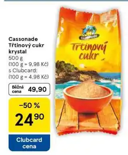 Tesco Cassonade Třtinový cukr krystal nabídka