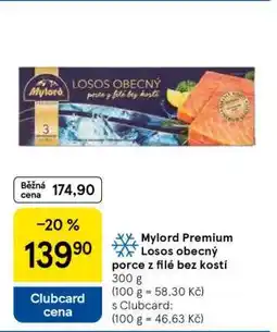 Tesco Mylord Premium Losos obecný porce z filé bez kostí nabídka