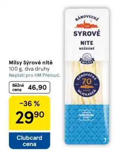 Tesco MILSY Sýrové nitě nabídka