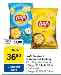 Tesco Lay's Smažené bramborové lupínky nabídka