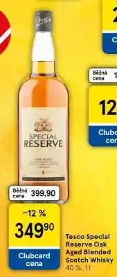 Tesco Tesco Special Reserve Oak Aged Blended Scotch Whisky nabídka