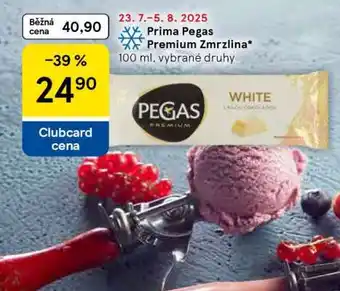 Tesco Prima Pegas Premium Zmrzlina nabídka